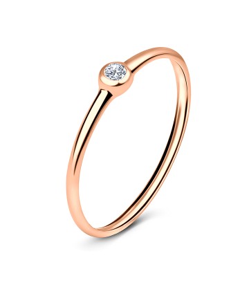 Rose Gold Plated Silver Rings NSR-533-RO-GP